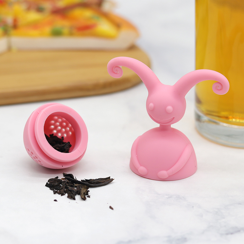 硅橡膠茶葉過濾器，小丑人硅膠茶漏_硅膠用品