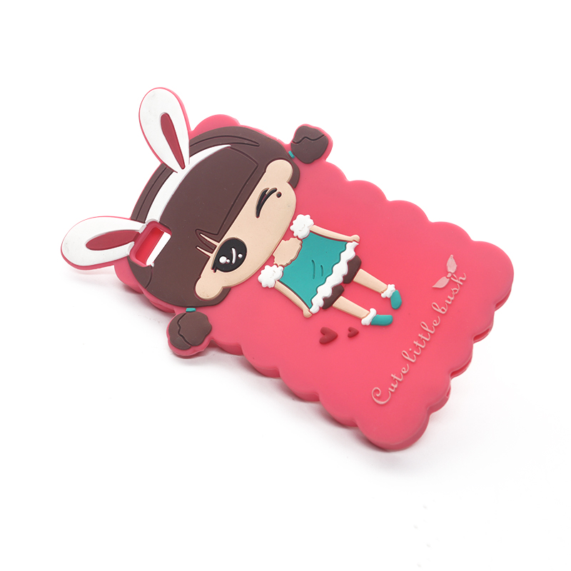 小米硅膠手機套，卡通少女硅膠手機殼軟_硅膠套