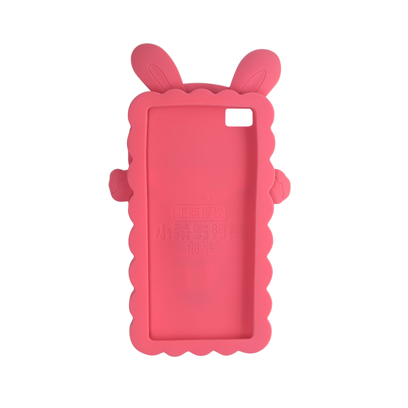 小米硅膠手機套，卡通少女硅膠手機殼軟_硅膠套