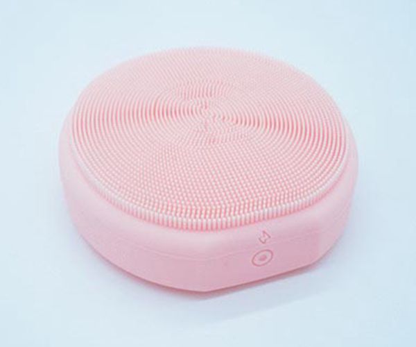 硅膠雙頭洗臉?biāo)?，有機(jī)硅膠潔面刷頭-硅膠刷