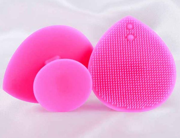 臉部毛孔硅膠清潔刷，手動(dòng)按摩潔面刷-硅膠刷