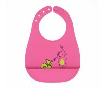 嬰兒圍嘴硅膠飯兜，小孩吃飯硅膠口水巾