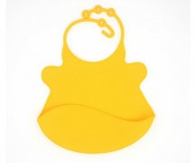 寶寶吃飯硅膠圍兜，小孩喂飯大碼飯兜